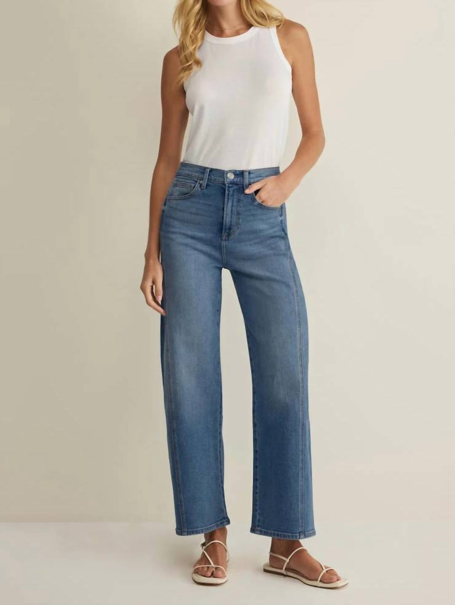 Z Supply - Luna High Rise Bowed Crop Jeans