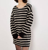 Apricot - Oversized Stripe Jumper Mini Dress