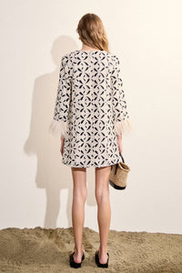 English Factory - Crochet Feather Mini Dress