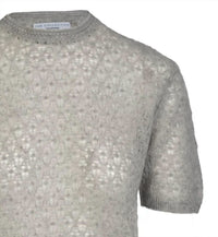 Naadam - Women's Coastal Pointelle Short Sleeve Sweater