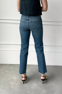 AMO Chloe High Rise Crop Jeans in kismet - women's jeans - view 5