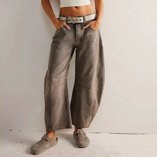 Free People - Good Luck Mid-rise Barrel Jeans