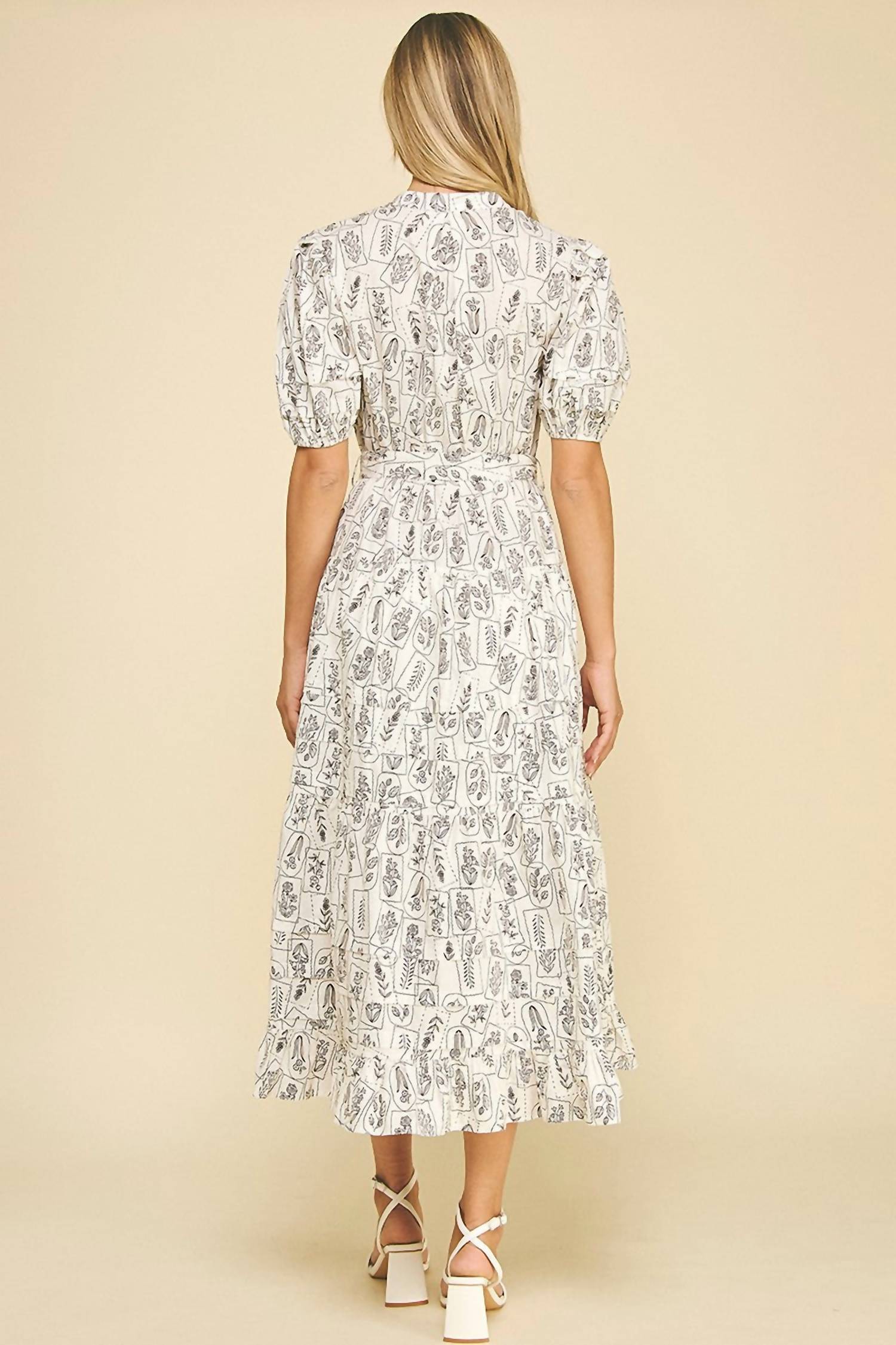 Pinch - Dakoda Print Midi Dress