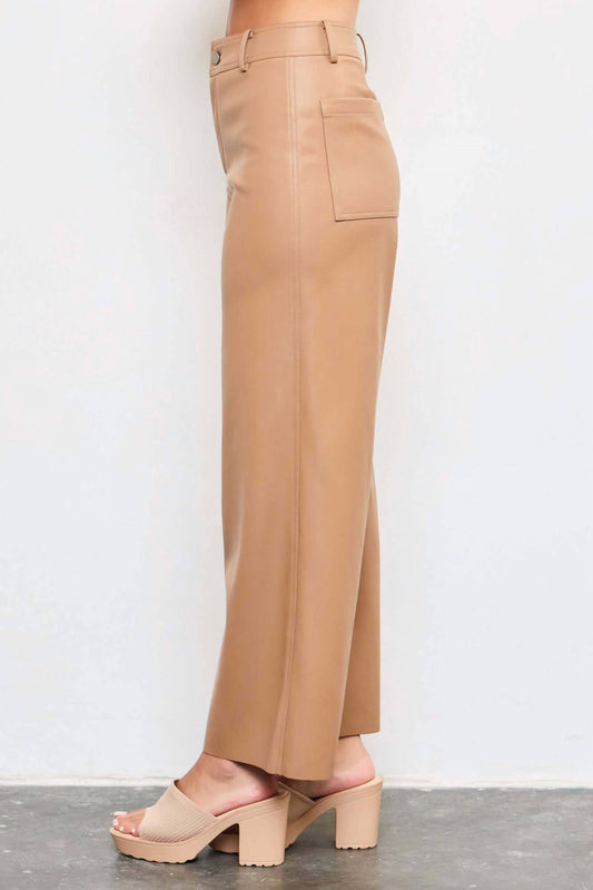 Mustard Seed - Paula High Waisted Leather Pants