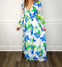 Miss Avenue - Feel The Wind Lightweight Long Sleeve Maxi Dress