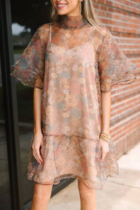 Listicle - Ruffle Organza Mini Dress