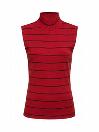 Sanctuary - Sleeveless Zip Mock Top
