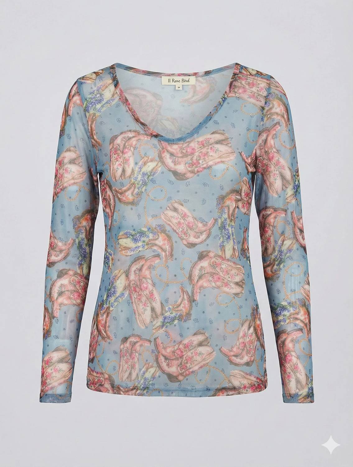 A Rare Bird - Women's Boots Were Made For Walkin" Mesh Top