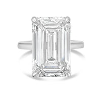 Diana M Jewels - Women's Emerald & Round Lab-Grown Diamond Fashion Ring (2.00 Ct) - Classic