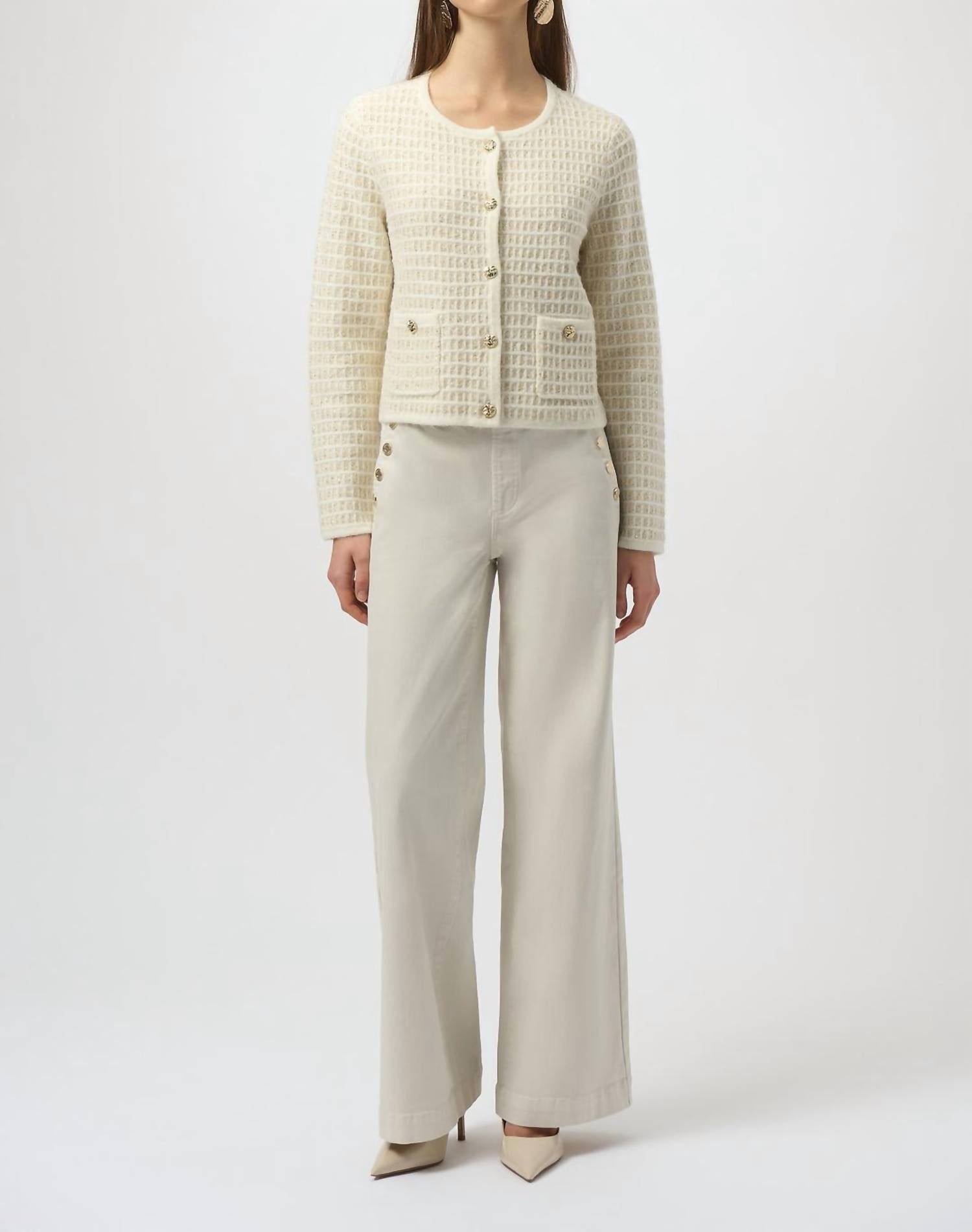 Joseph Ribkoff - Sequined Knit Cardigan