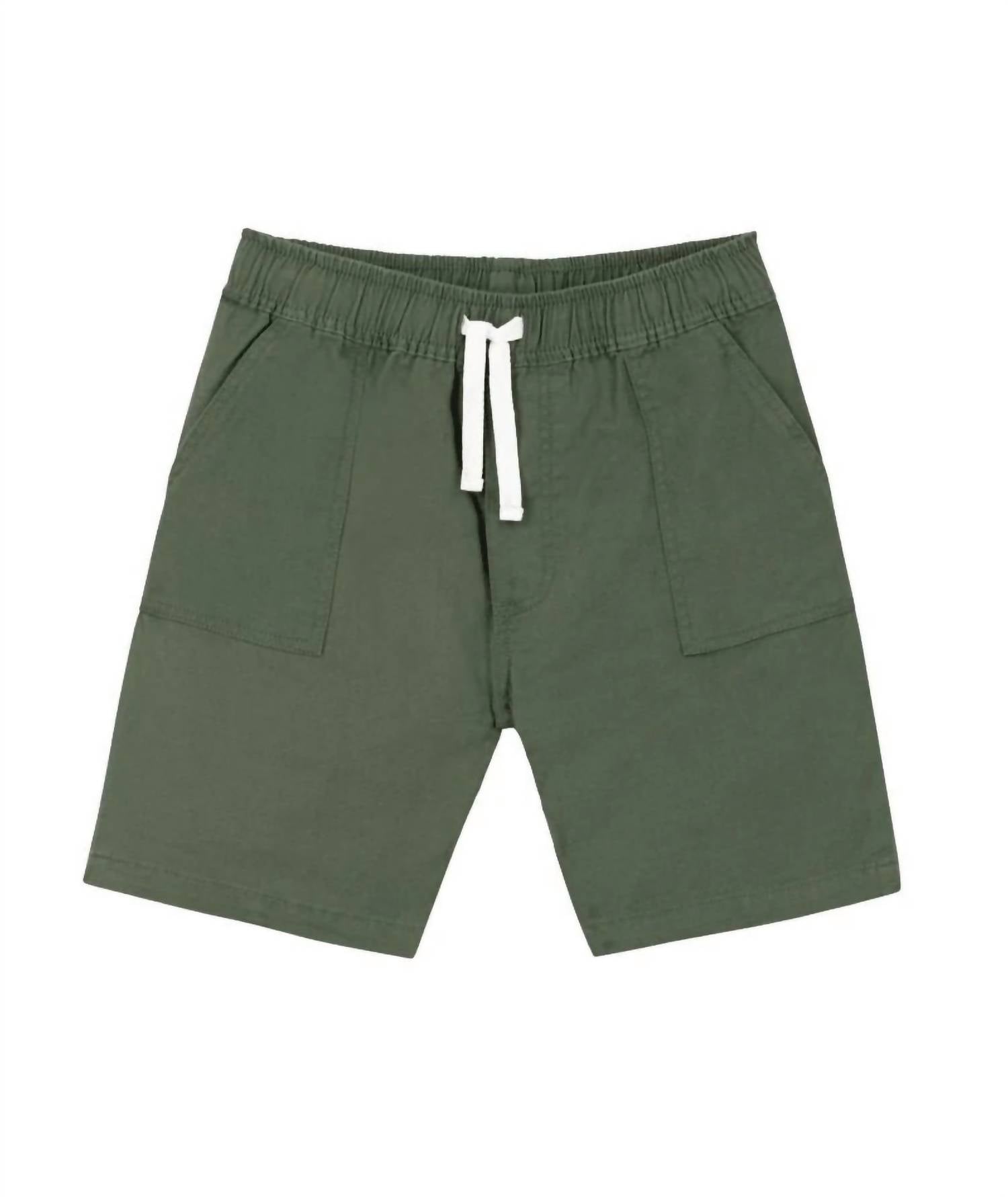 Petit Bateau - Kid's Cotton And Linen Twill Shorts