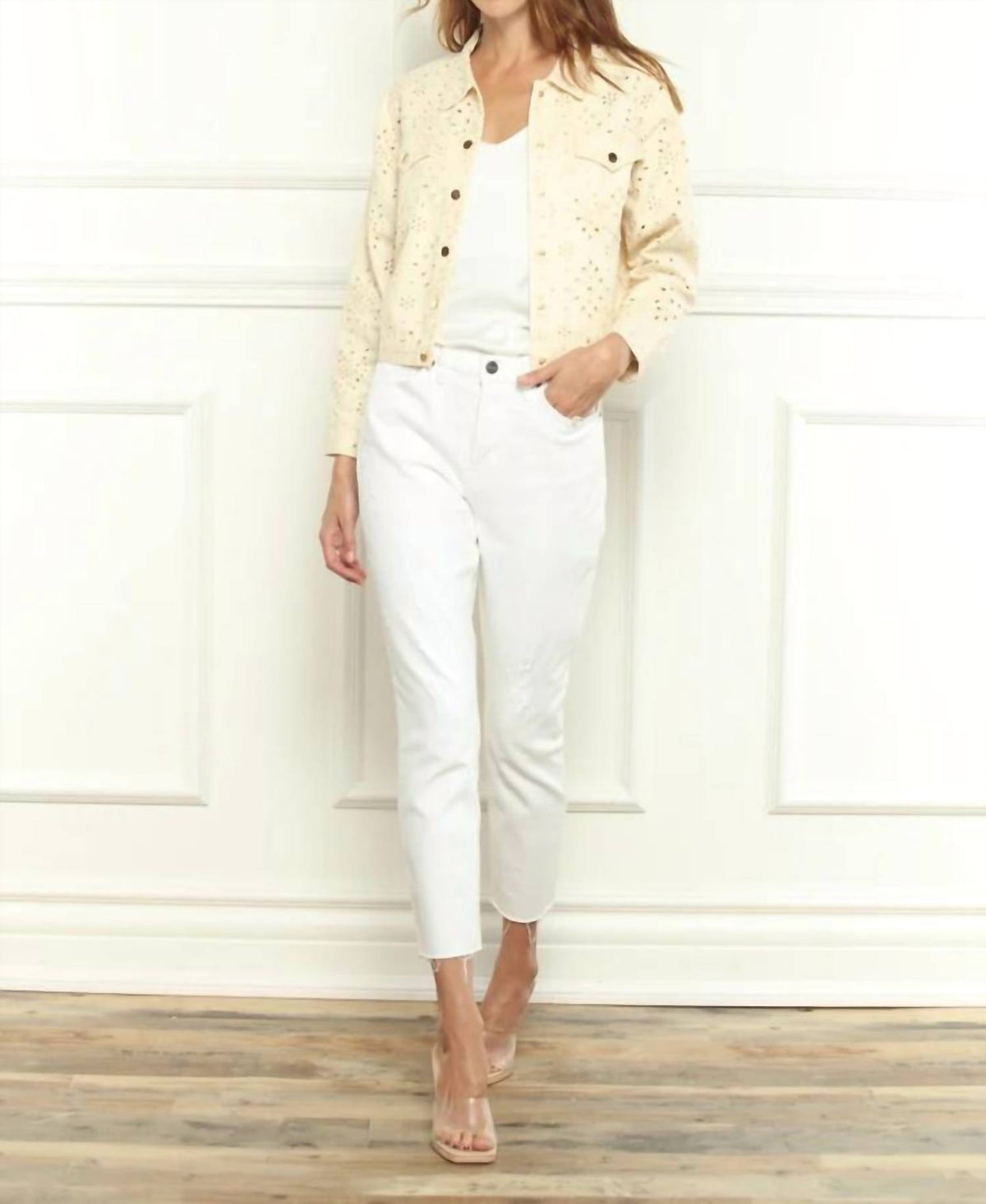 Zero Degrees Celsius - Eyelet Jean Jacket
