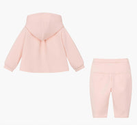 Armani - Baby Girl Zip Down Hoodie And Pants Set