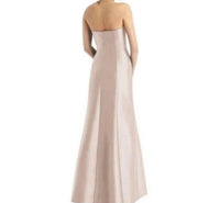 Alfred Sung - Strapless Satin Gown Formal Dress