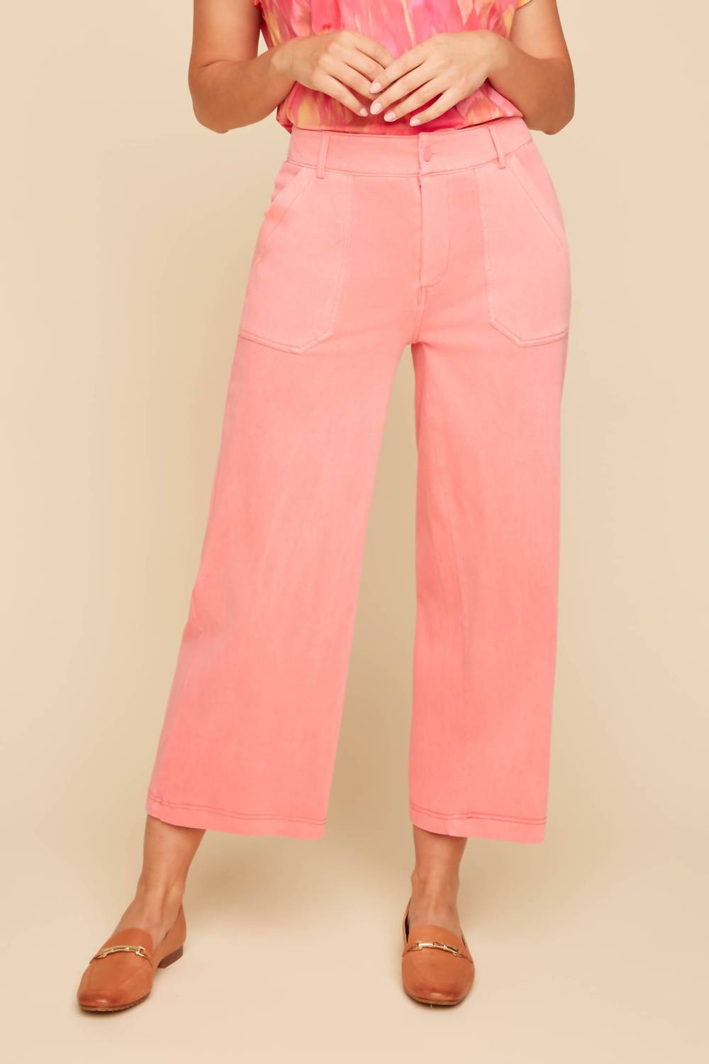 Renuar - Lux Wide Leg Crop Jean