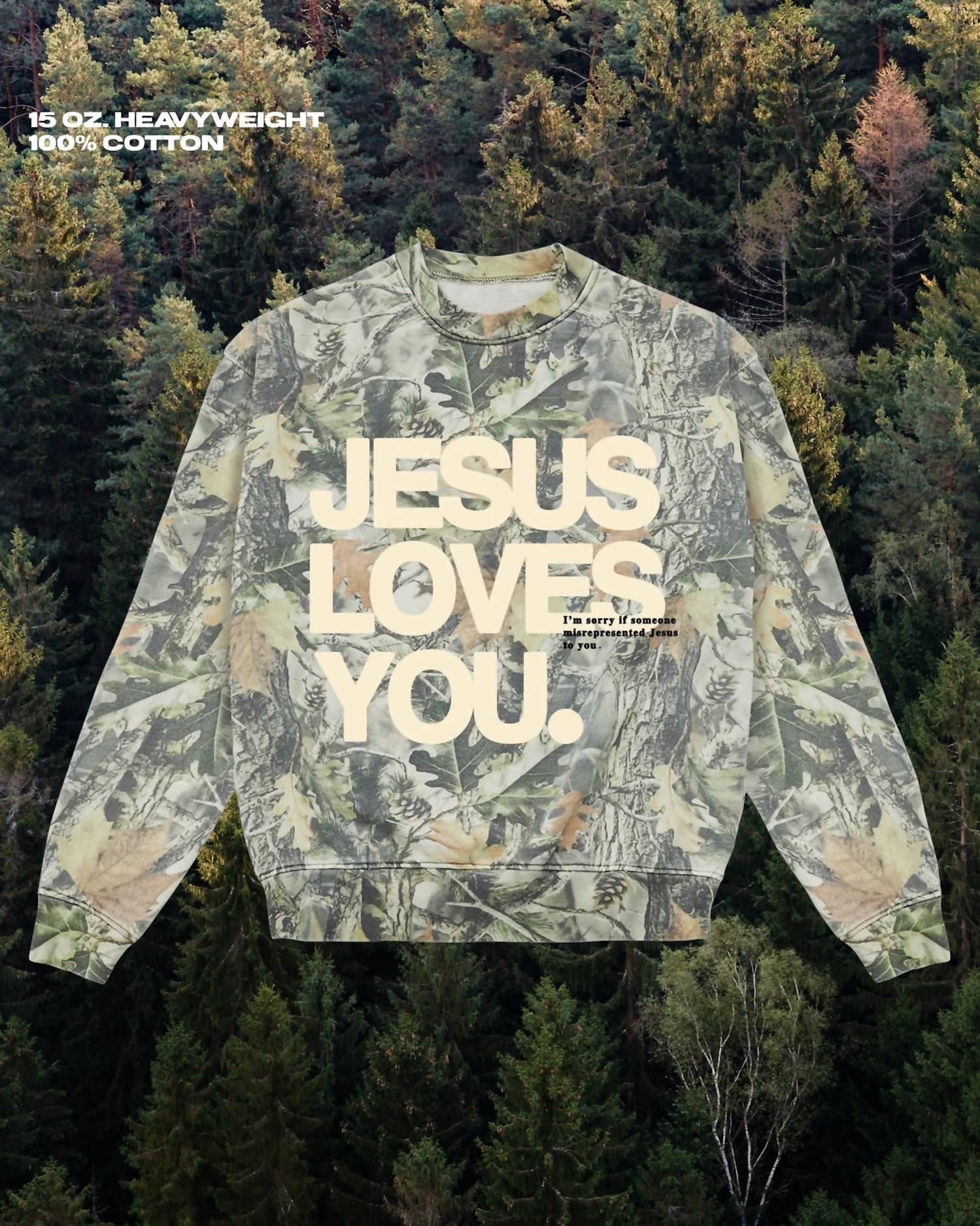 Jesus Loves You - Women's Crew Neck Sweater