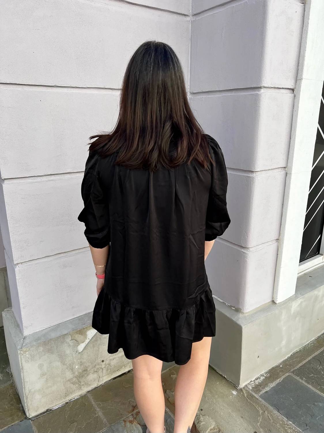 Pinch - Satin Collared Dress