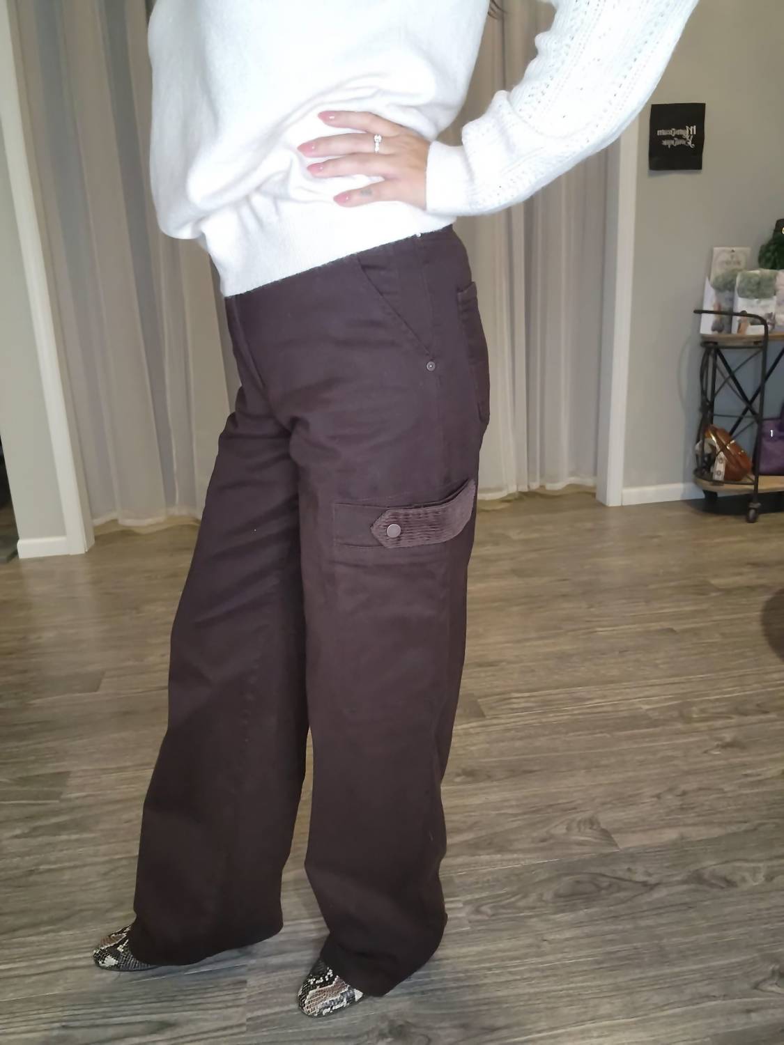 Democracy - Wide Leg Cargo Pants