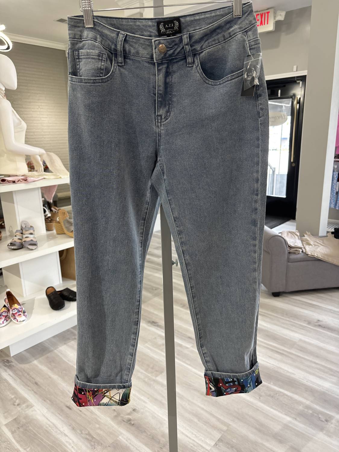 Azi - Women's Leslie Cuff Jean