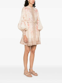Zimmermann - Illuminate Buttoned Mini Dress