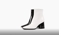 Volair - Women's Bio-based Leather Comfy Chunky Heel Booties