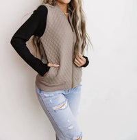 Ampersand Ave - Quilted Bomber Jacket