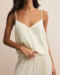 Z Supply - Fiore Crinkle Satin Tank