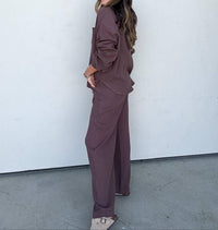 Trend:Notes - Textured Shirt And Pant Set