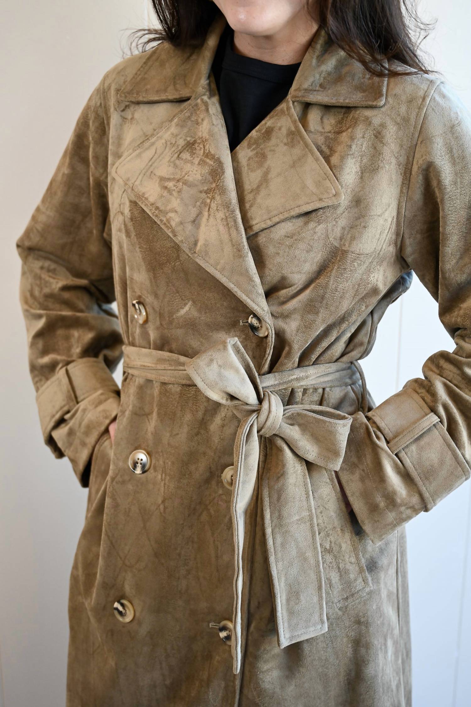 Z Supply - Funston Avenue Suede Trench Coat
