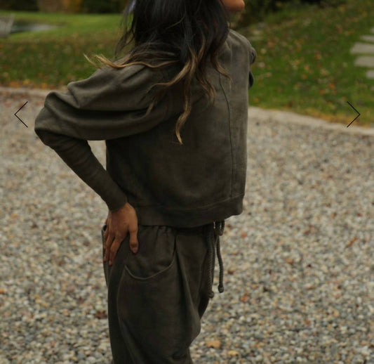 The Waight - Dyed Crew Neck Top