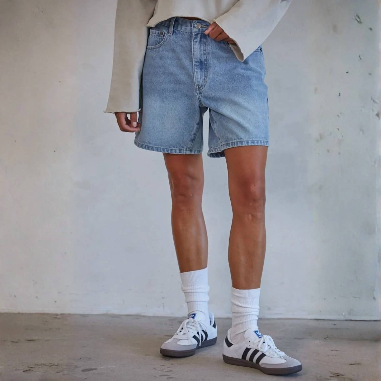 By Together - The Sofia Baggy Denim Short