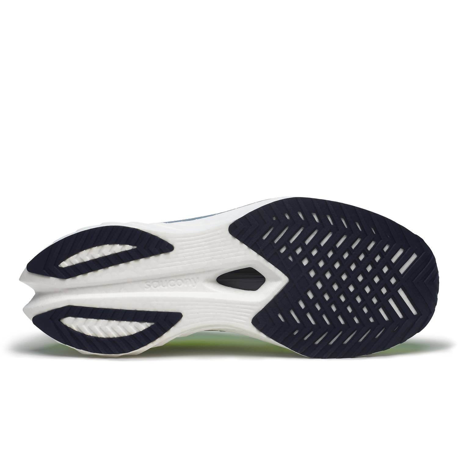 SAUCONY Men's Endorphin Speed 4 Shoes in fluorescent yellow - men's shoe - alternate view
