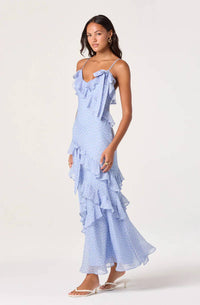 Astr - Amiya Chiffon Midi Dress
