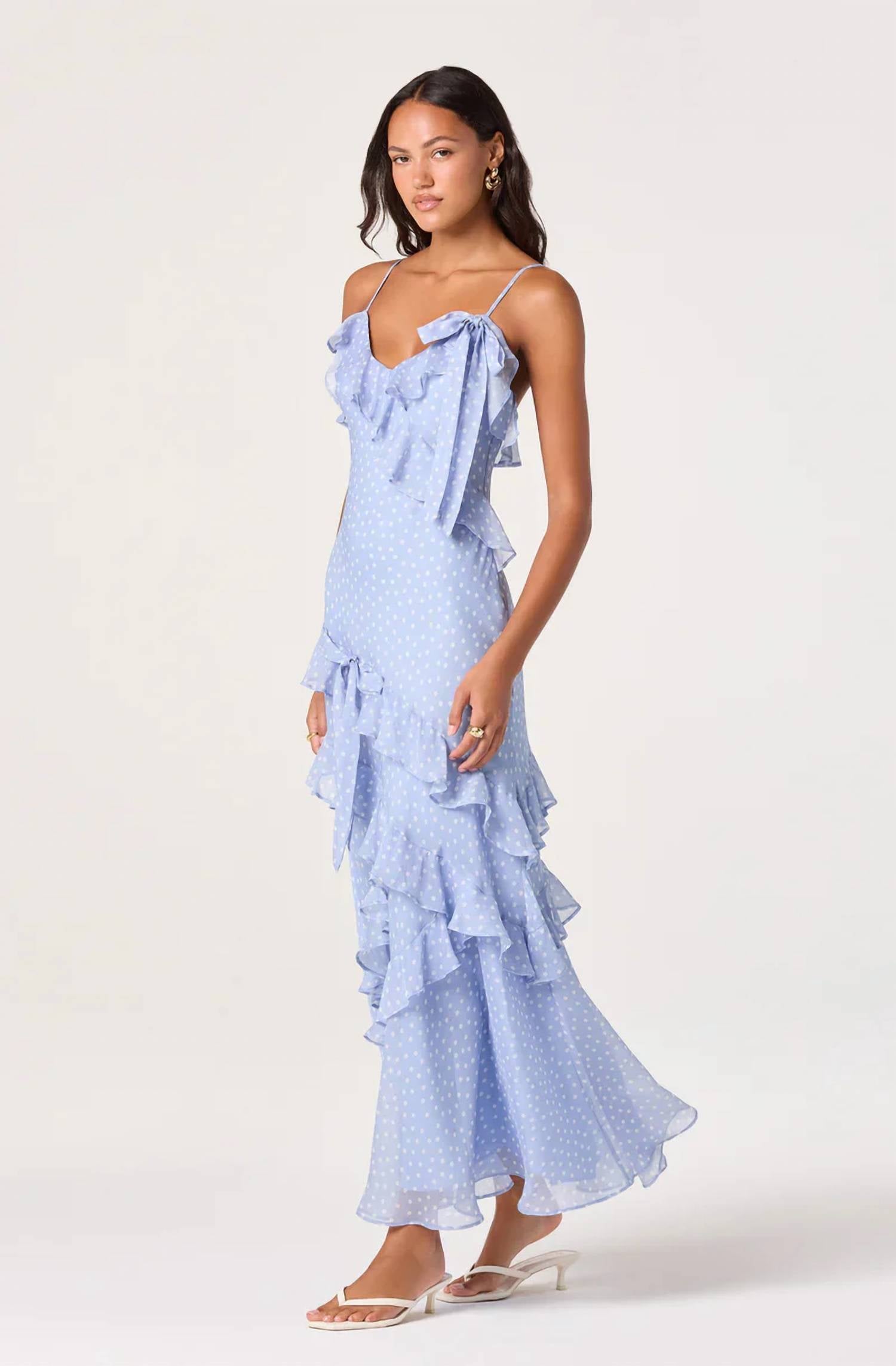 Astr - Amiya Chiffon Midi Dress