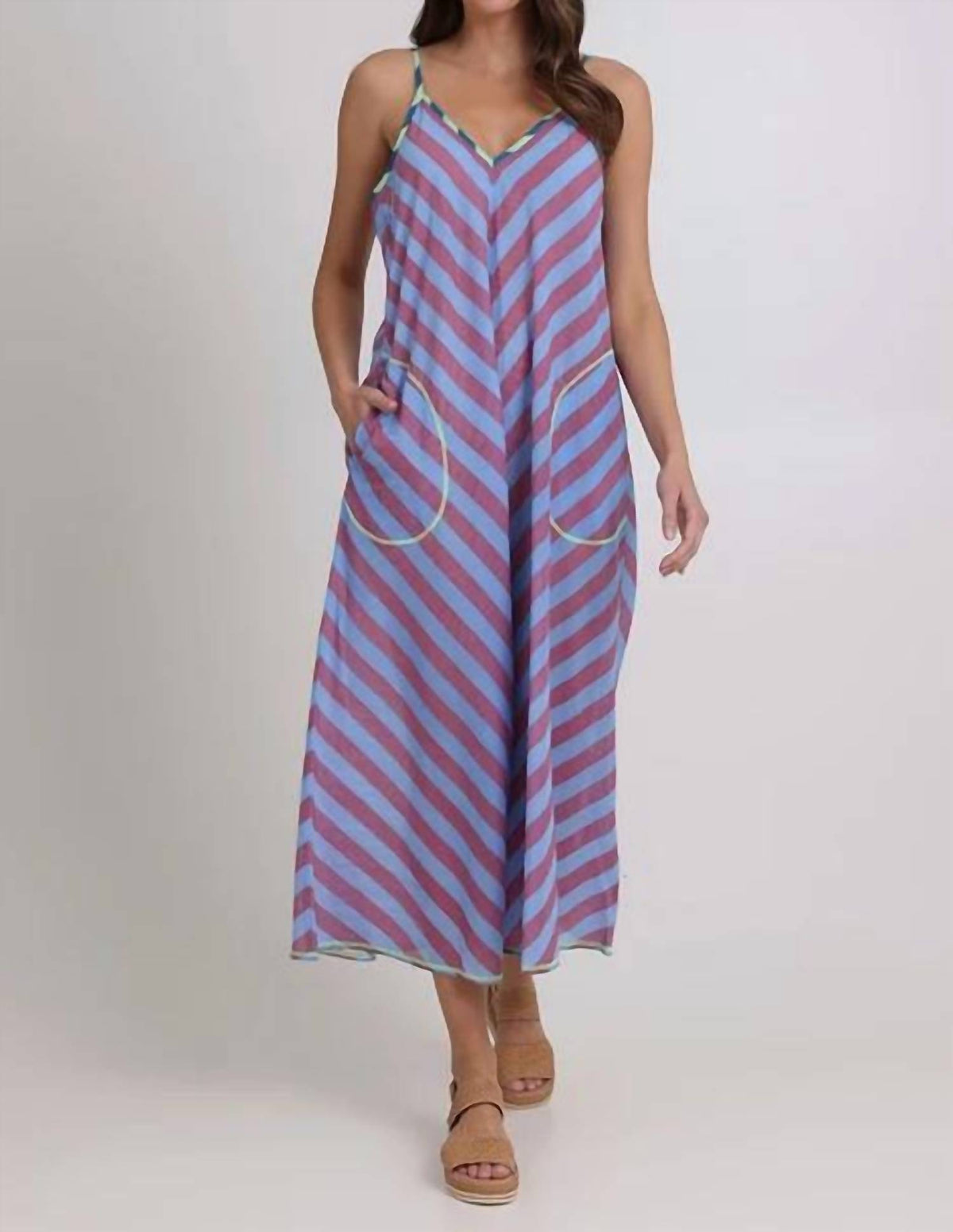 Boom Shankar - Shimmi Stripes Print Jumpsuit