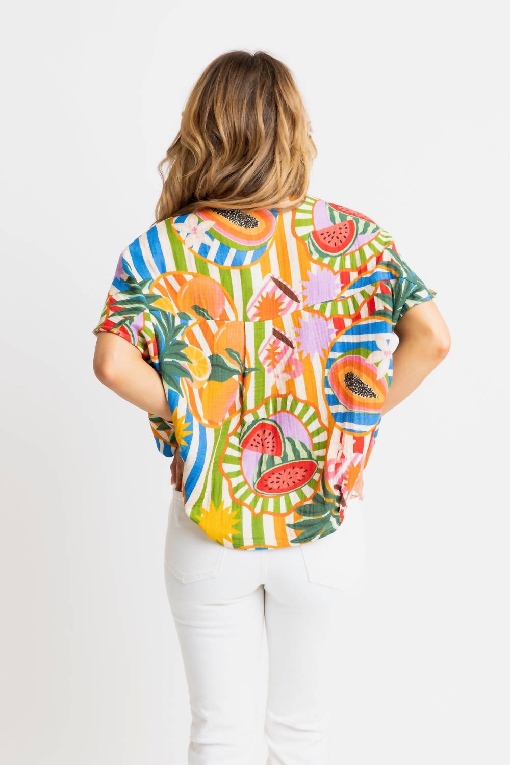 Karlie - Tropical Island Fruit Top