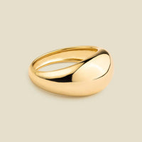 Made By Mary Women's Gloss Ring in gold - women's jewelry