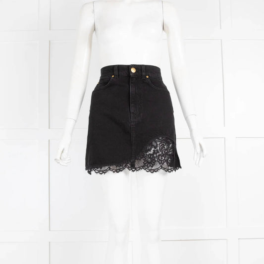 Pinko - Women's Grughio denim skirt