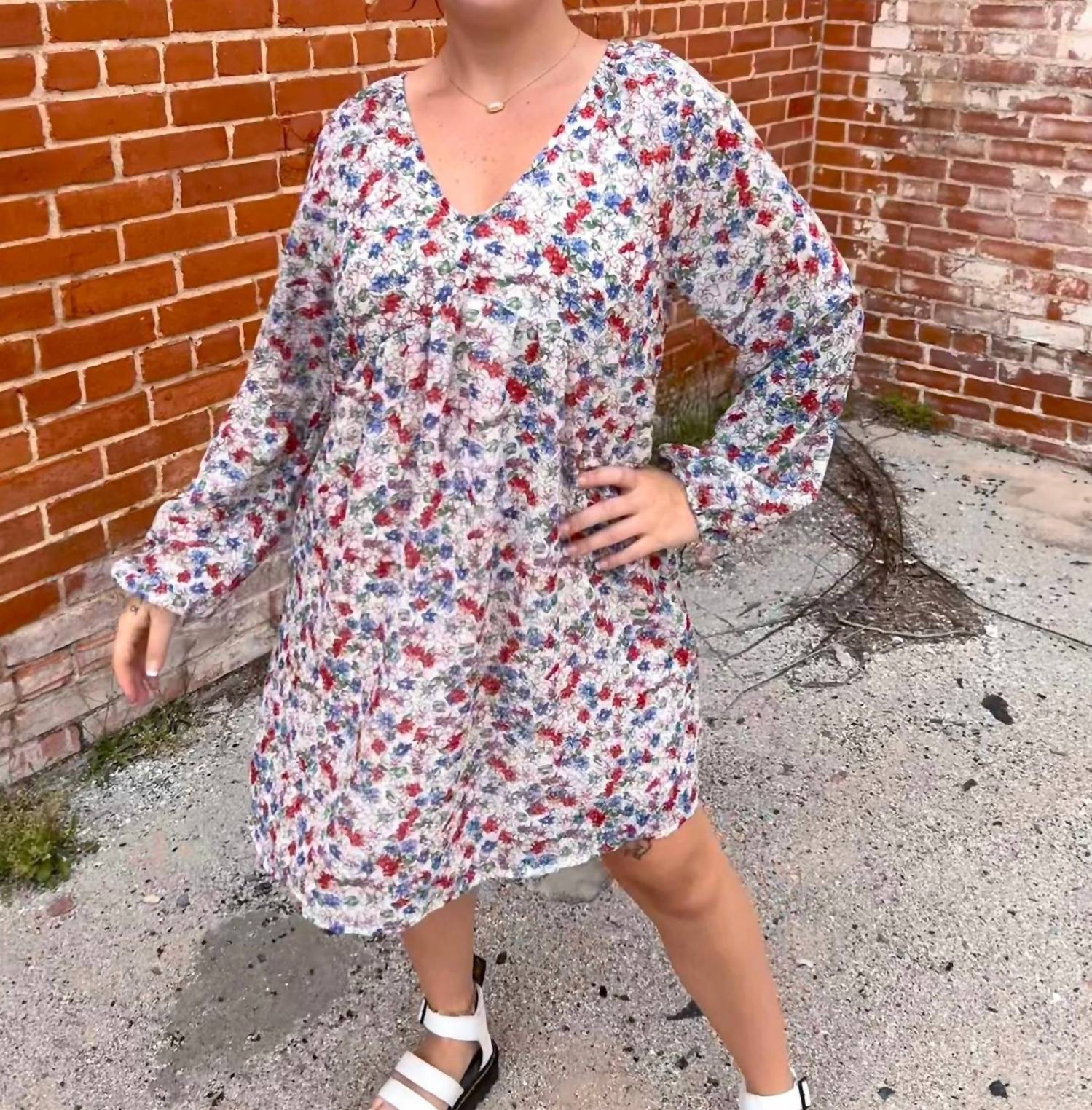 Kori - Jessie Floral Long Sleeve Dress