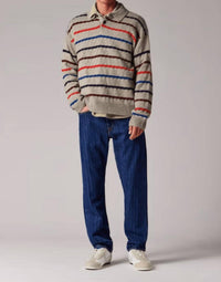 Paul Smith - Striped Knitted Polo Shirt