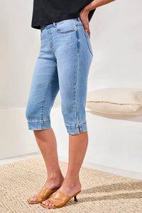 Tribal - Audrey Boundless Pull On Pedal Pusher Jeans