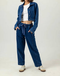 sundays Ryan Wide Leg Pants in denim - women's pants - view 4