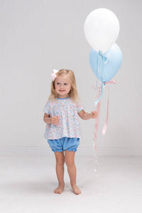 The Oaks Apparel - Ava Ditsy Bow Bloomer Set