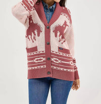 Wrangler - Retro Western Cardigan