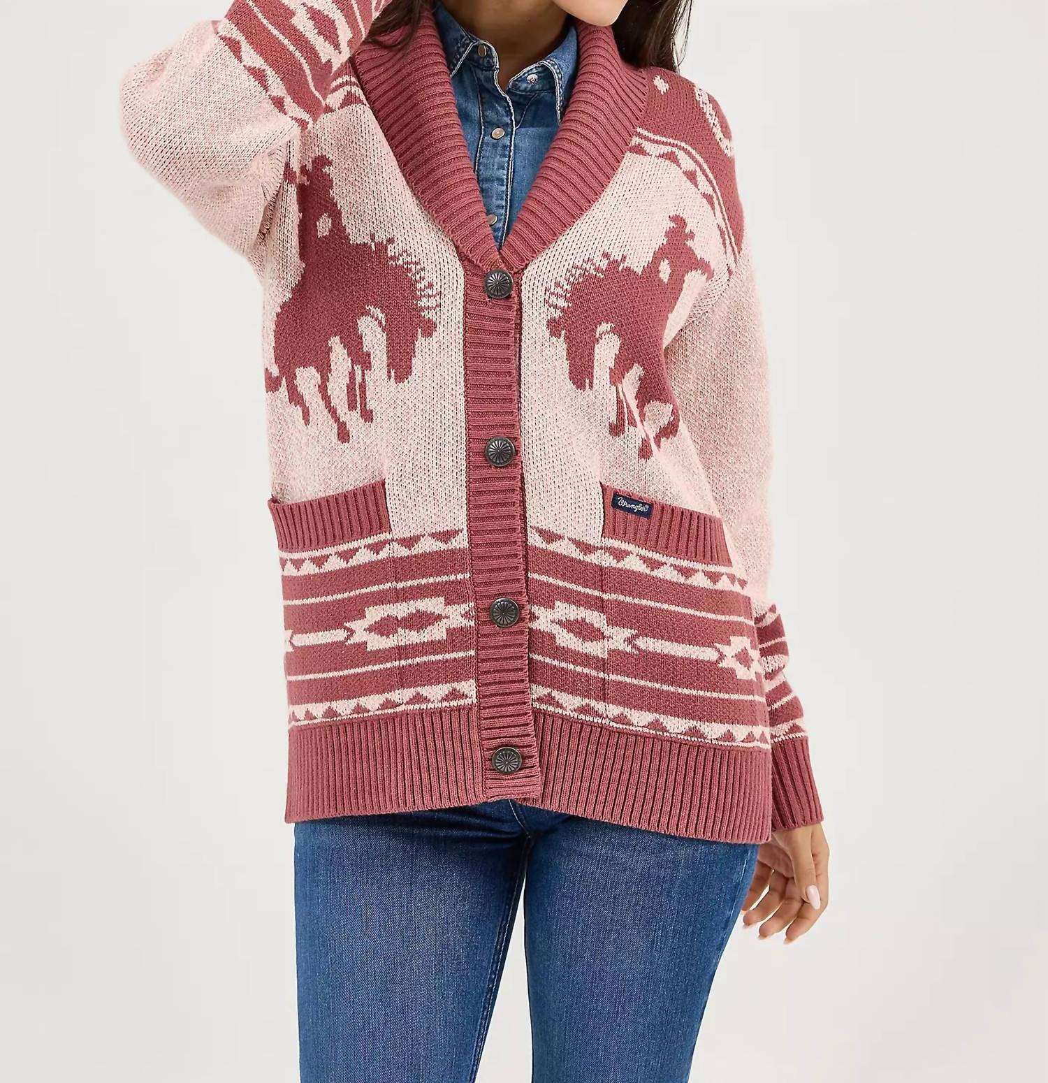 Wrangler - Retro Western Cardigan