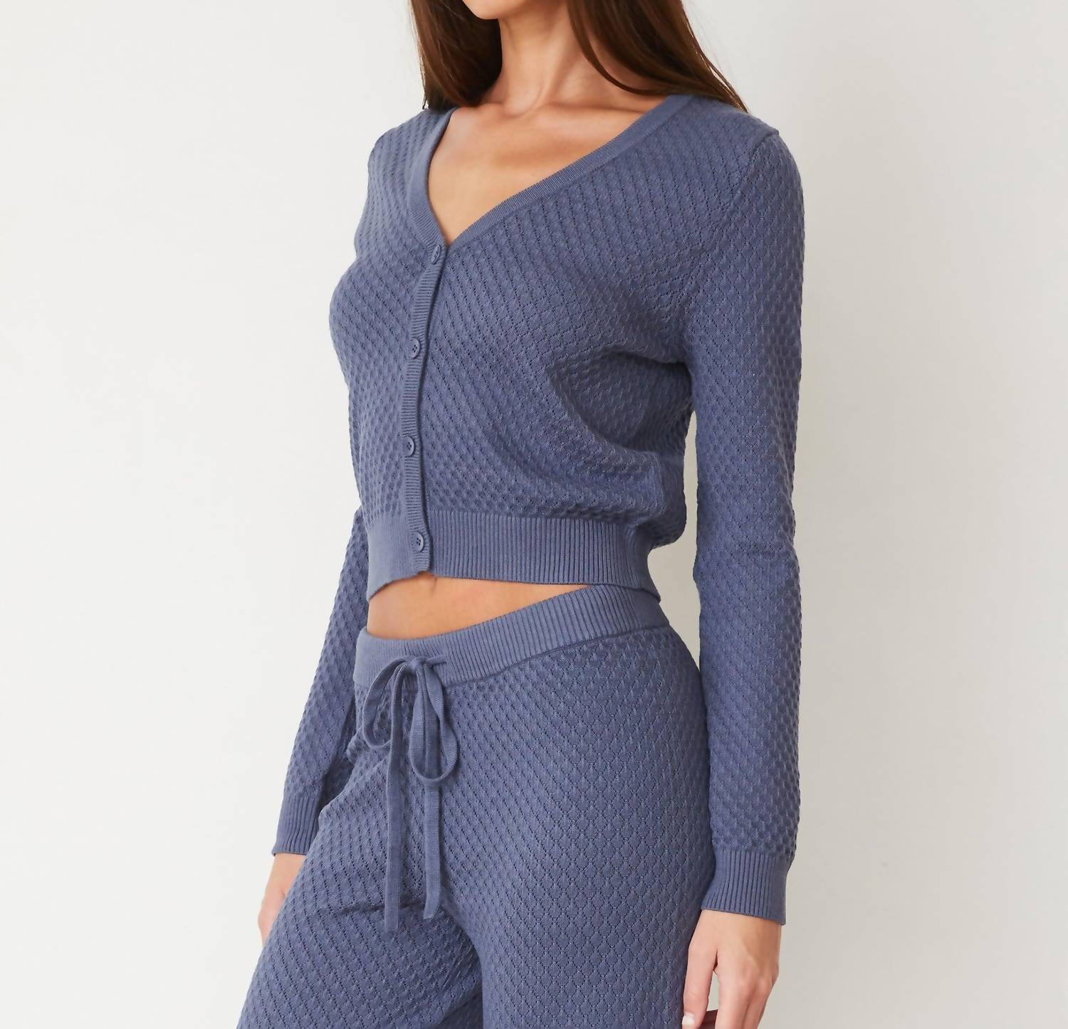 Monrow - Softknit French Waffle Cardigan