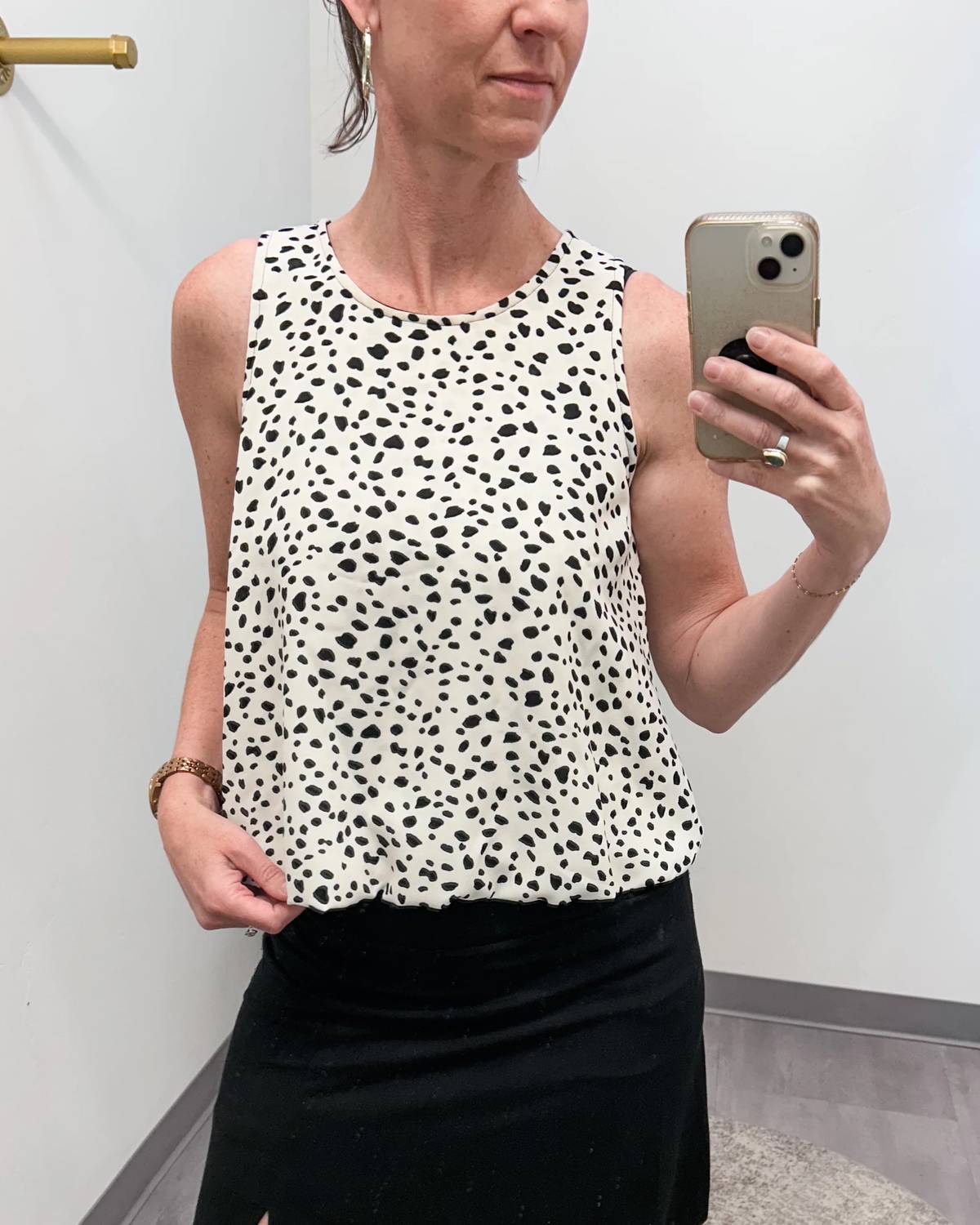 Viereck - Abstract Print Bubble Top