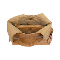 Joy Susan Women's Claire Hobo Bag in tan - women's bag - detail view