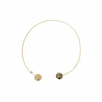 Georgina Jewelry - Women's Sphere Onyx Resin Choker Necklace