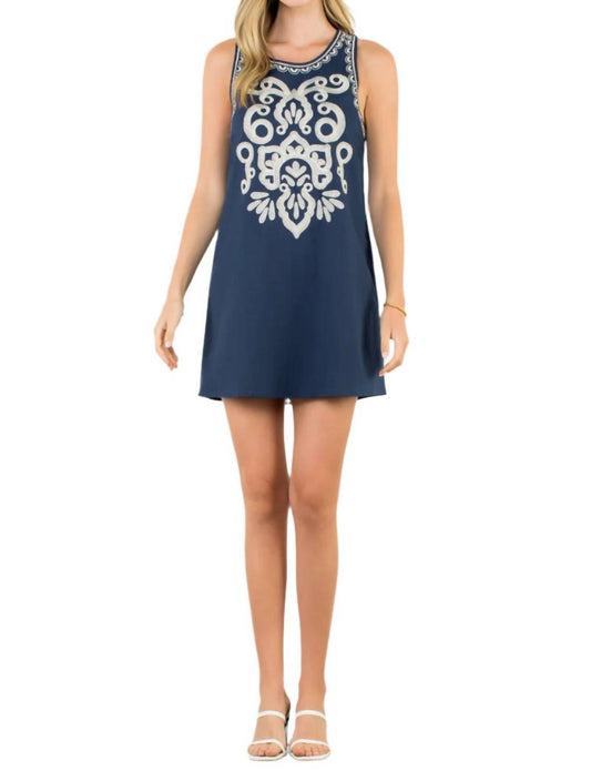 Thml - Embroidered Detail Tank Mini Dress